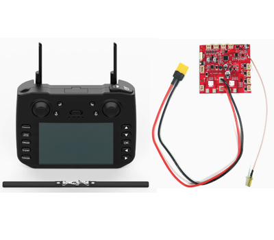 (immagine per) Flytec V080 Parti di ricambio per barca RC - V030-08 Scheda ricevente + V030-18 Telecomando