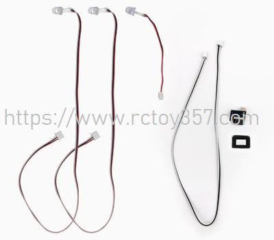 (image pour) Ensemble de lumières LED V600-07 Flytec V600GPS | Pièces détachées pour bateau RC (bateau amorce)