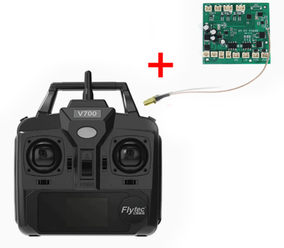 Flytec V700 Pièces de rechange pour bateau RC - V700-12 Télécommande + V700-10 Carte de circuit de bateau (image pour) Flytec V700 Pièces de rechange pour bateau RC - V700-12 Télécommande + V700-10 Carte de circuit de bateau