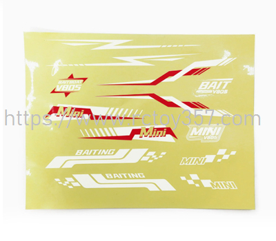 (image for) V805-10 Ship Surface Stickers Flytec V805 RC Boat Spare Parts