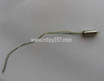 RCToy357.com - FQ777 FQ35 FQ35C FQ35W RC Drone toy Parts Motor yellow-blue wire (short wire)