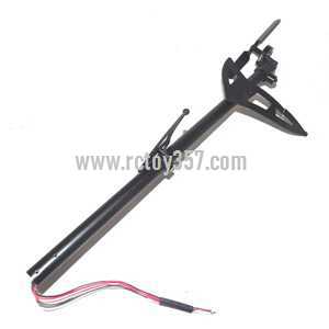 RCToy357.com - FQ777-377 toy Parts Whole Tail Unit Module(Black)