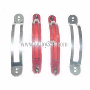 RCToy357.com - FQ777-602 toy Parts Protection set of the main gear (red)