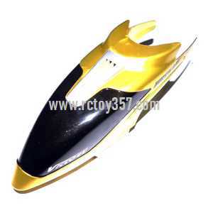 RCToy357.com - FQ777-777/777D toy Parts Head cover\Canopy(yellow) - Click Image to Close