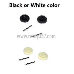 RCToy357.com - FQ777-777/777D toy Parts Gear-driven setBlack or White color - Click Image to Close