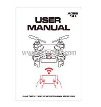 RCToy357.com - FQ777-954 MINI WiFi RC Quadcopter toy Parts English manual book