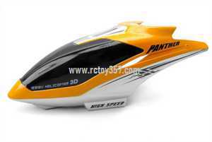 RCToy357.com - FQ777-999/999A toy Parts Head cover\Canopy(orange)