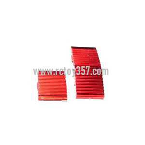 RCToy357.com - FQ777-999/999A toy Parts Fixed cover set(red)