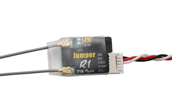 RCToy357.com - Jumper R1 receiver (compatible with FrSky D16 XM+ RXSR T16 T12 SBUS)