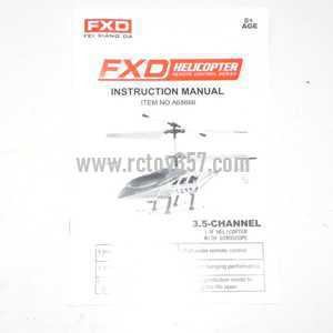 RCToy357.com - FXD A68666 toy Parts English manual book