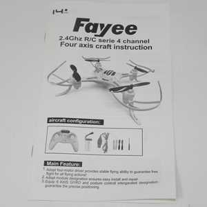 RCToy357.com - FaYee FY530 Quadcopter toy Parts English manual book