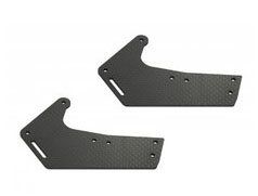 RCToy357.com - 217013 carbon fiber front foot plate assembly (2mm) (applicable to X7) GAUI X7 RC Helicopter spare parts