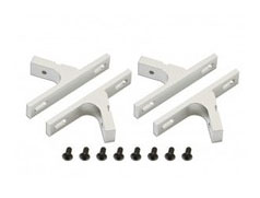 (image for) 217037 CNC servo base (anode bright silver) 073203 GAUI X7 RC Helicopter spare parts