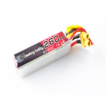 RCToy357.com - 14.8V 260mAh Battery 1pcs GEELANG ANGER 75X V2 whoop spare parts - Click Image to Close