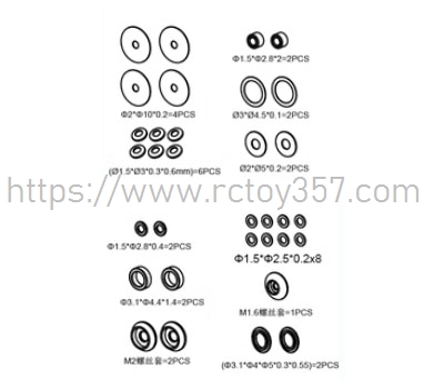 (image for) Gasket Components Goosky S2 RC Helicopter Spare Parts