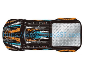 (image for) B004-INV Truck Body +Body Decal HBX 16889 16889A RC Car Spare Parts