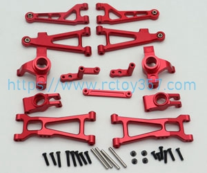 (image for) 6-piece set in red HBX 16889 16889A RC Car Spare Parts