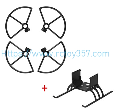 RCToy357.com - Protective cover + Increase height TripodHoly Stone HS720 RC Drone spare parts