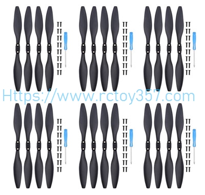 RCToy357.com - Propeller 6set Stone HS720 RC Drone spare parts