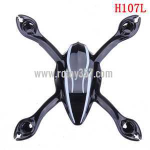 RCToy357.com - Hubsan X4 H107C H107C+ H107D H107D+ H107L Quadcopter toy Parts Upper cover body shell (Black-White)(H107-a31) - Click Image to Close
