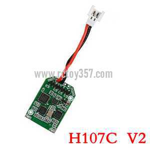 RCToy357.com - Hubsan X4 H107C H107C+ H107D H107D+ H107L Quadcopter toy Parts PCB/Controller Equipement receiver (H107C V2)