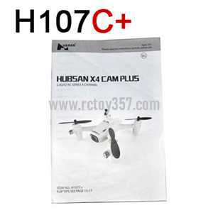 RCToy357.com - Hubsan X4 H107C H107C+ H107D H107D+ H107L Quadcopter toy Parts English manual book(H107C+)