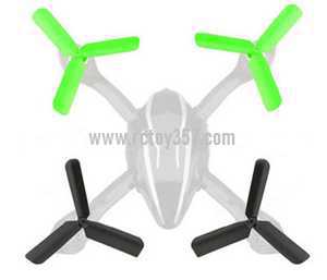 RCToy357.com - Hubsan X4 H107C H107C+ H107D H107D+ H107L Quadcopter toy Parts Main blades[triangle]