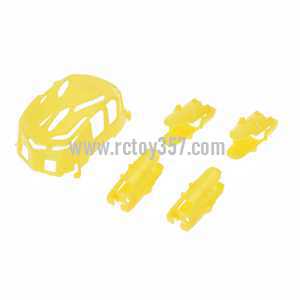 (image for) Hubsan Nano Q4 H111 RC Quadcopter toy Parts Upper cover + Motor holder[Yellow]
