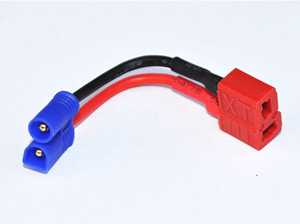 RCToy357.com - Hubsan H501A RC Drone spare parts EC2 male to TX female Plug Charge Lead Adapter