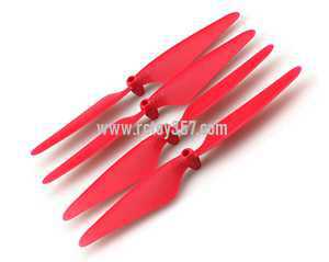 RCToy357.com - Hubsan X4 H502E RC Quadcopter toy Parts Main blades[Red]