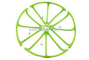 RCToy357.com - Hubsan X4 H507A RC Quadcopter toy Parts Protection frame[Green] - Click Image to Close
