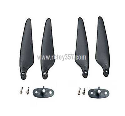RCToy357.com - Black 1 pair of propellers Hubsan Zino2 Zino 2 RC Drone spare parts