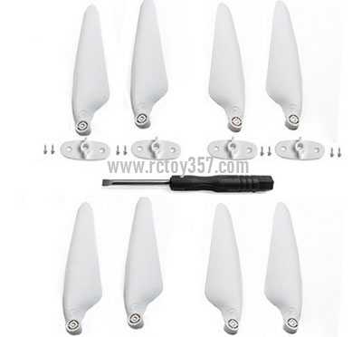 RCToy357.com - White 2 pair of propellers Hubsan Zino2 Zino 2 RC Drone spare parts