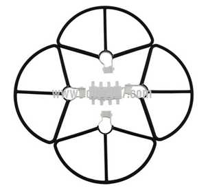 RCToy357.com - Protective frame black Hubsan Zino Pro RC Drone spare parts
