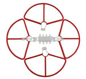 RCToy357.com - Protective frame red Hubsan Zino Pro RC Drone spare parts