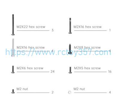 RCToy357.com - Screw pack Iflight Alpha A85/A85HD RC Drone spare parts - Click Image to Close