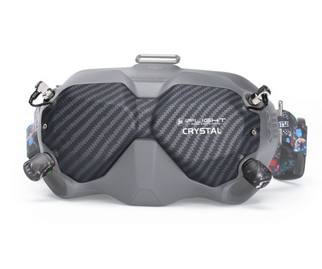 (image for) Iflight Crystal HD spare parts Carbon fiber pattern + flat panel antenna + Black water transfer pattern Mushroom antenna