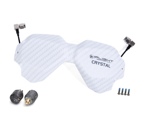 (image for) Iflight Crystal HD spare parts White pattern + flat panel antenna + Black water transfer pattern Mushroom antenna