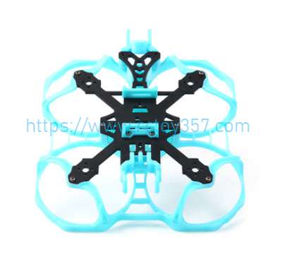 RCToy357.com - Iflight ProTek25 Pusher RC Drone spare parts Rack + protection frame Blue