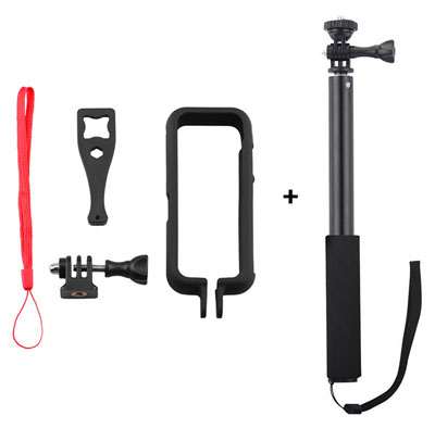 RCToy357.com - anti-drop protection extended frame+Selfie stick Insta360 One X2 spare parts