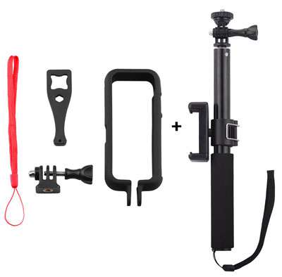 RCToy357.com - anti-drop protection extended frame+Selfie stick+mobile phone holder Insta360 One X2 spare parts
