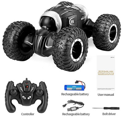 RCToy357.com - JJRC Q70 1:16 Off Road Buggy Radio Control 2.4G 4WD RC Car Toy Double-side Drive Twist Desert Cars High Speed Climbing RC Car Kid Toy