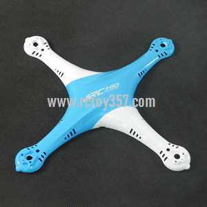 RCToy357.com - JJRC H10 2.4G 4CH 6 Axis Gyro With 2.0MP Camera 3D Flip RC Quadcopter RTF toy Parts Upper cover (Blue-White)