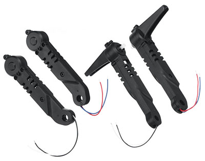 (image for) Rear A+Rear B+Front A+Front B Axis Arms with Motor JJRC H111 RC Drone Quadcopter Spare Parts