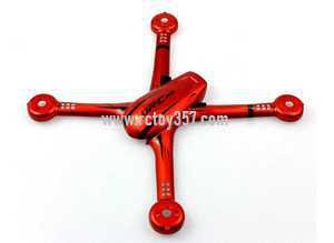 RCToy357.com - JJRC H11D RC Quadcopter toy Parts Upper cover[Red] - Click Image to Close
