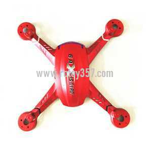 RCToy357.com - JJRC H12C H12W Headless Mode One Key Return RC Quadcopter With 3MP Camera toy Parts Upper cover (Red)
