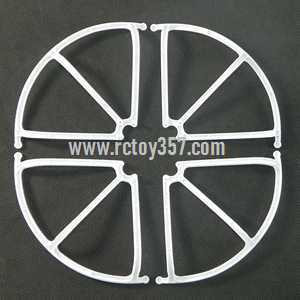 (image for) DFD F181 F181W F181D RC Quadcopter toy Parts Protection frame (White)