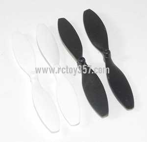 (image for) JJRC H22 RC Quadcopter toy Parts Main blades propellers [white+black]
