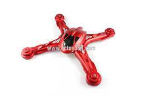 RCToy357.com - JJRC H25 H25C H25W H25G RC Quadcopter toy Parts Upper cover [Red]