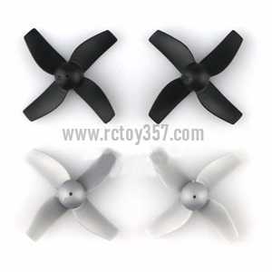 RCToy357.com - JJRC H36 RC Quadcopter toy Parts Main blades[Black + Gray] - Click Image to Close
